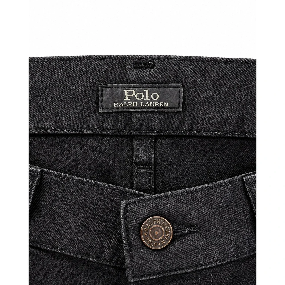 Polo Ralph Lauren Classic Jeans Men 34x32 Black Excellent Straight Leg Stretch